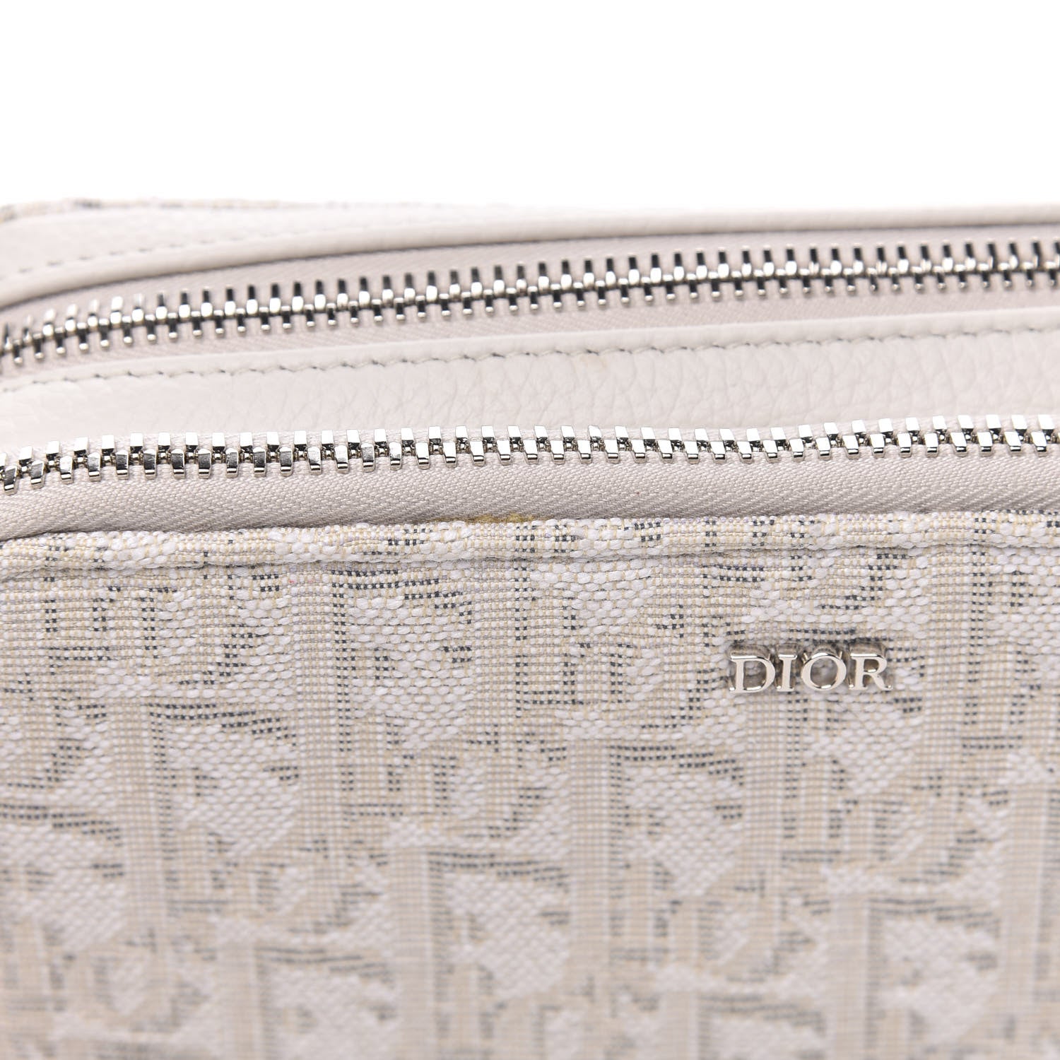 Christian Dior Oblique Pouch Grey 10 of 12