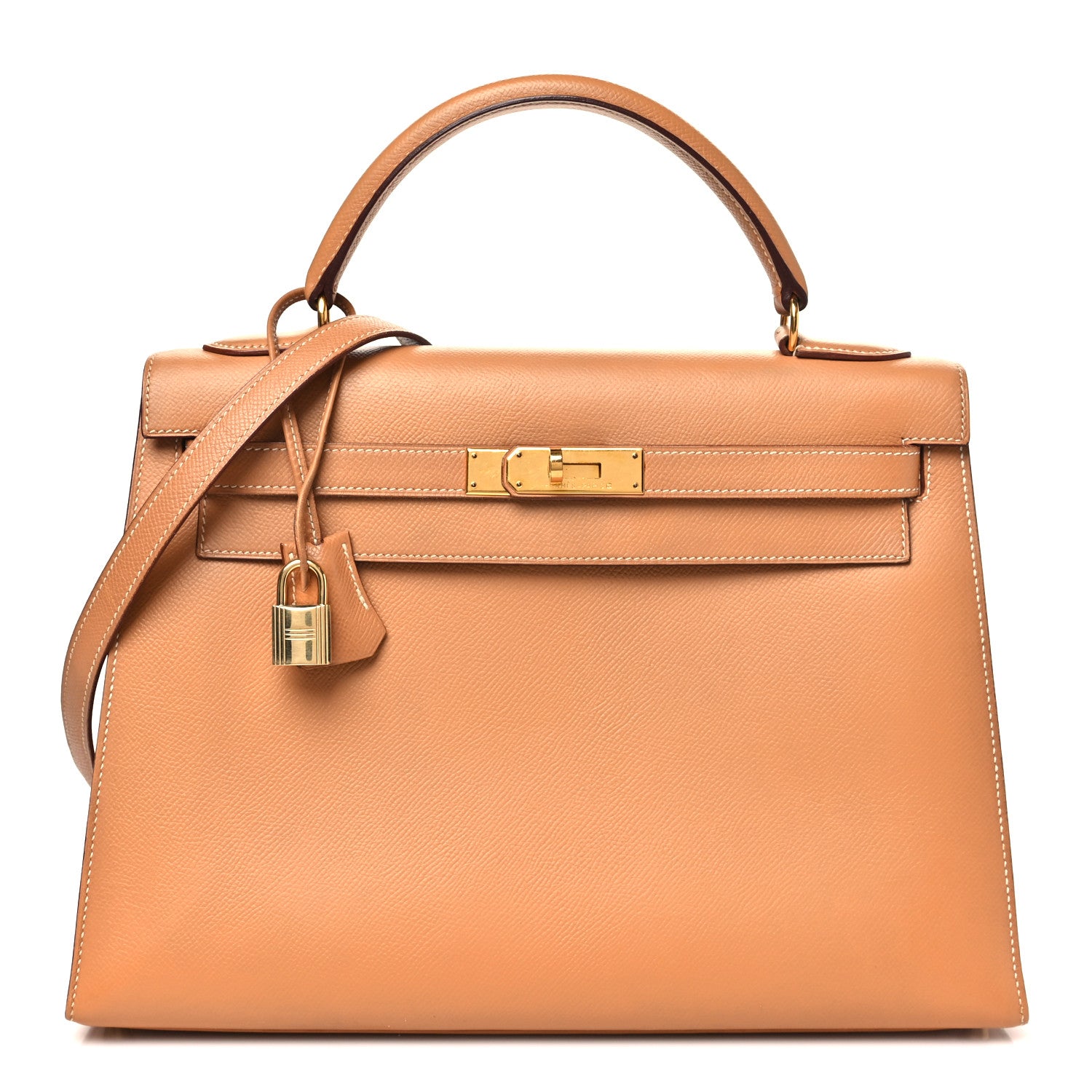 Hermes Courchevel Kelly Sellier 32 Naturelle 1 of 10