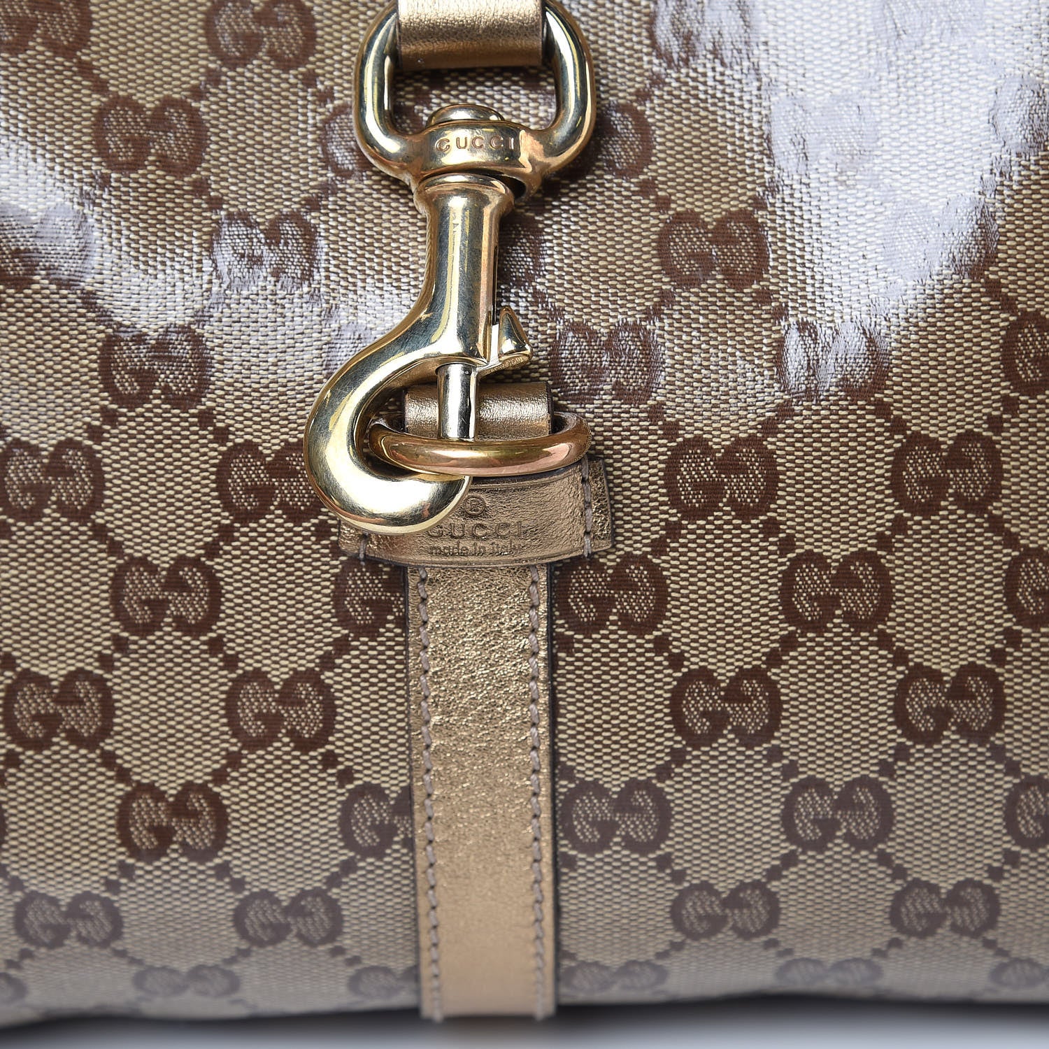 Gucci Crystal Monogram Medium Joy Shoulder Bag Bronze 13 of 15