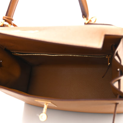 Hermes Epsom Kelly Sellier 28 Sesame 5 of 9