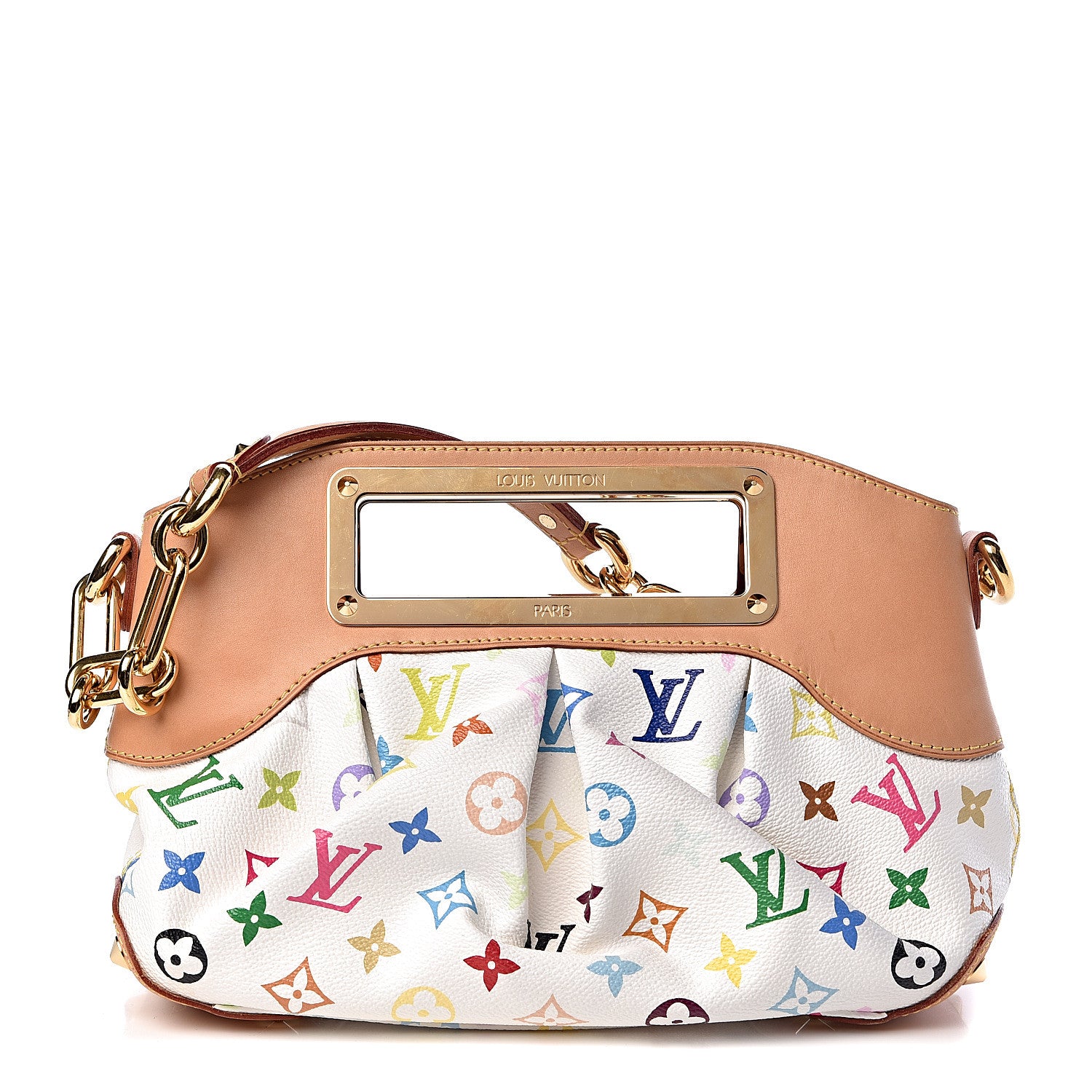 Louis Vuitton Monogram Multicolor Judy PM White 2 of 6