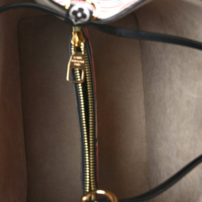 Louis Vuitton Monogram Giant Crafty NeoNoe MM Creme Rouge Black 5 of 9