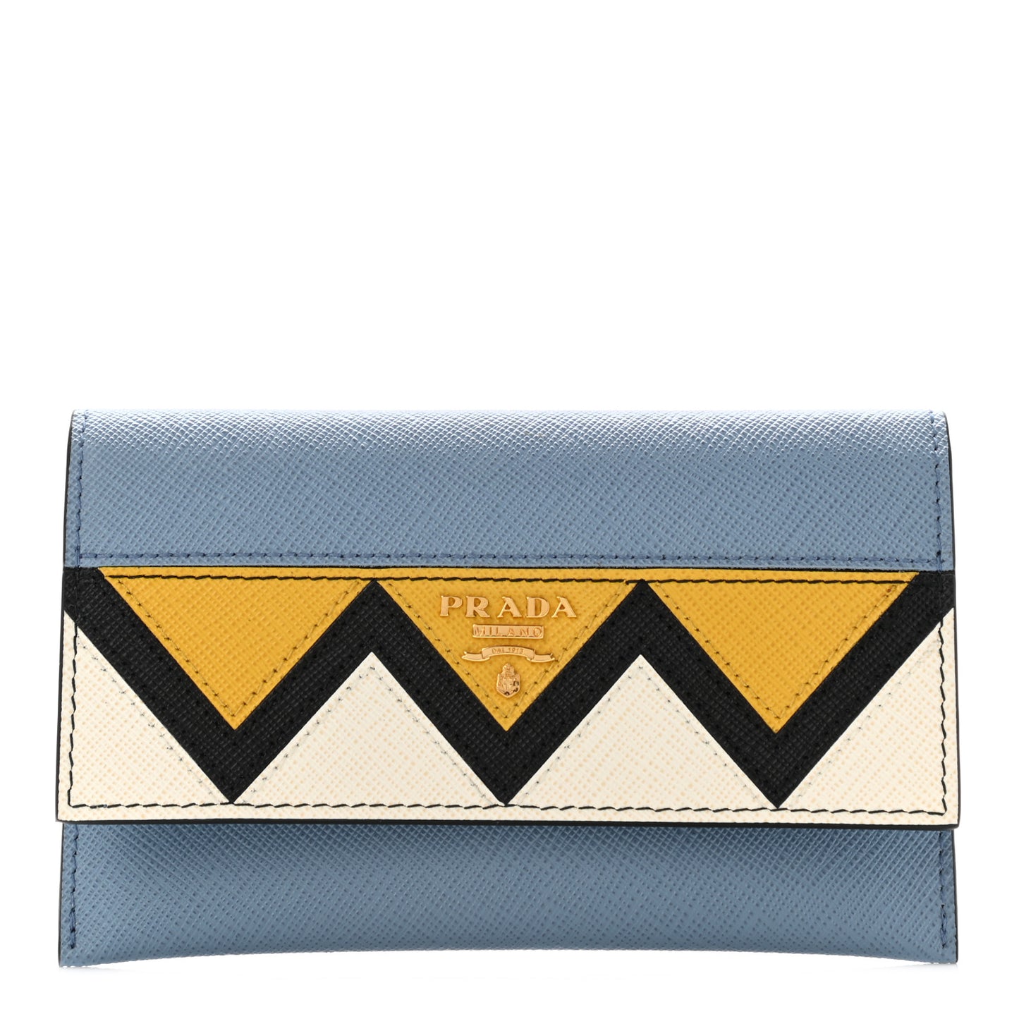 Saffiano Greche Card Holder Astrale Soleil