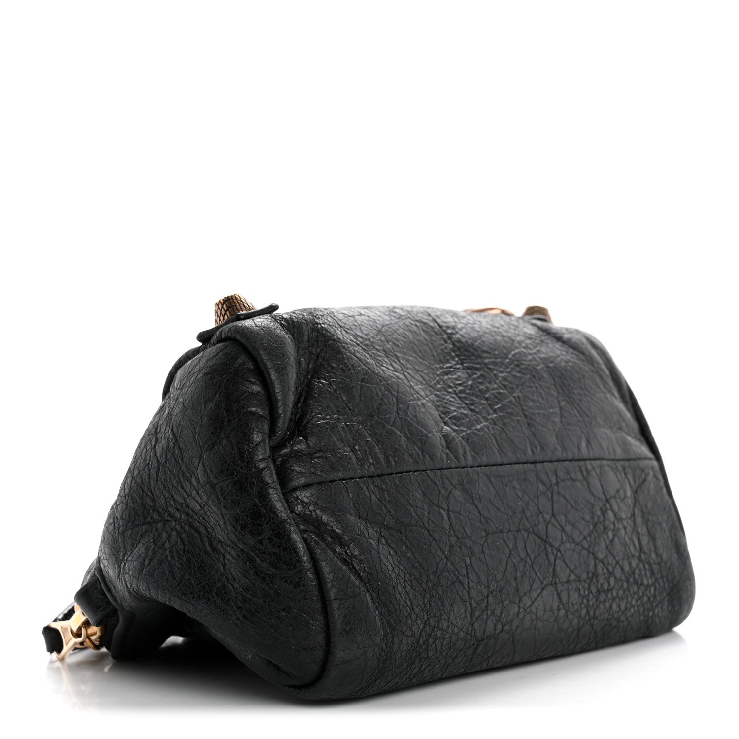 Balenciaga Agneau Giant 12 Rose Gold Hardware Pencil Case Black 4 of 14
