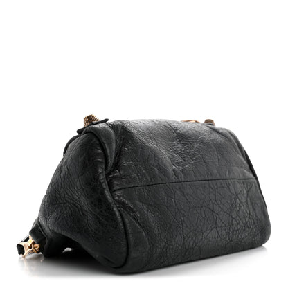 Balenciaga Agneau Giant 12 Rose Gold Hardware Pencil Case Black 4 of 14