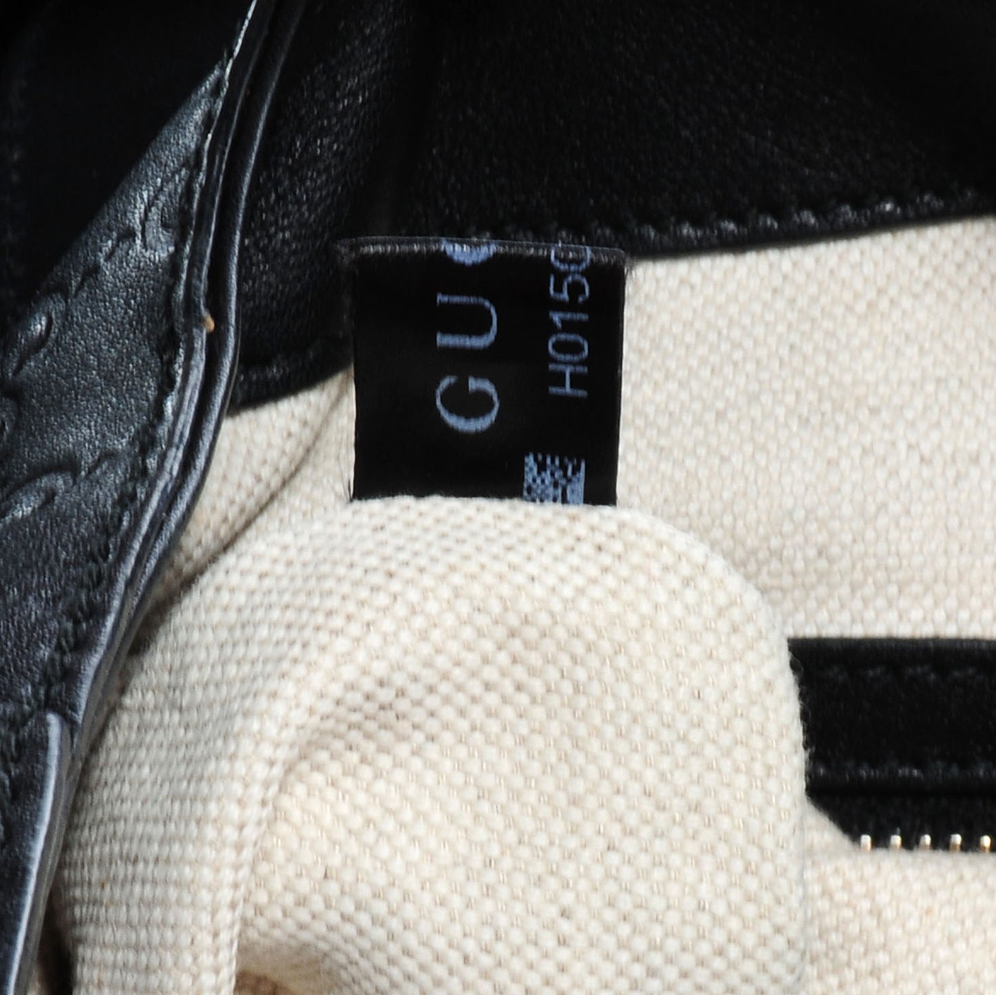 Guccissima Medium Emily Hobo Black