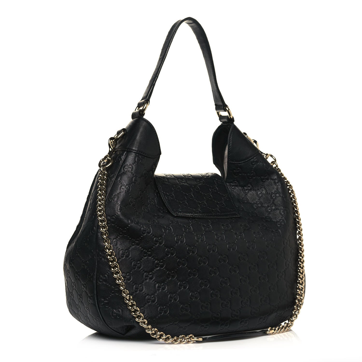 Gucci Guccissima Medium Emily Hobo Black 3 of 18