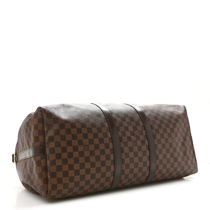 Louis Vuitton Damier Ebene Keepall Bandouliere 55 3 of 14