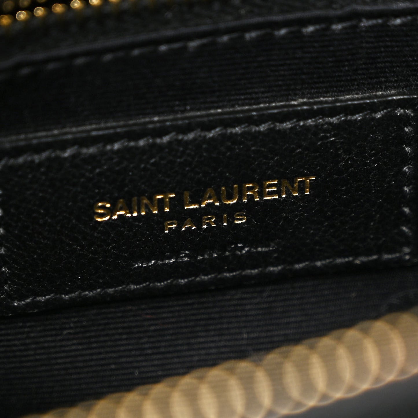 Calfskin Y Quilted Monogram Medium Loulou Chain Satchel Black