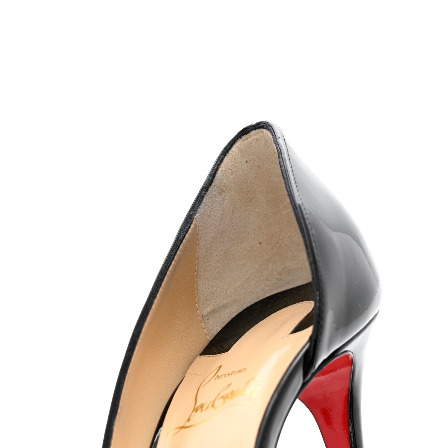 Christian Louboutin Patent Iriza 100 Pumps 37 Black 9 of 11
