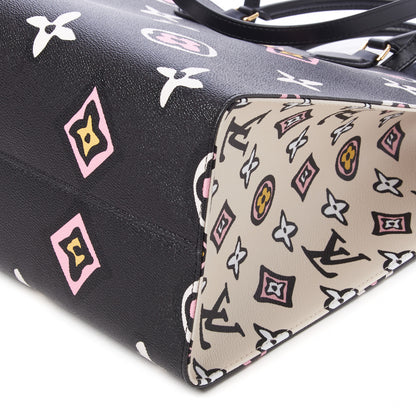 Louis Vuitton Monogram Giant Wild At Heart Onthego GM Black 4 of 7
