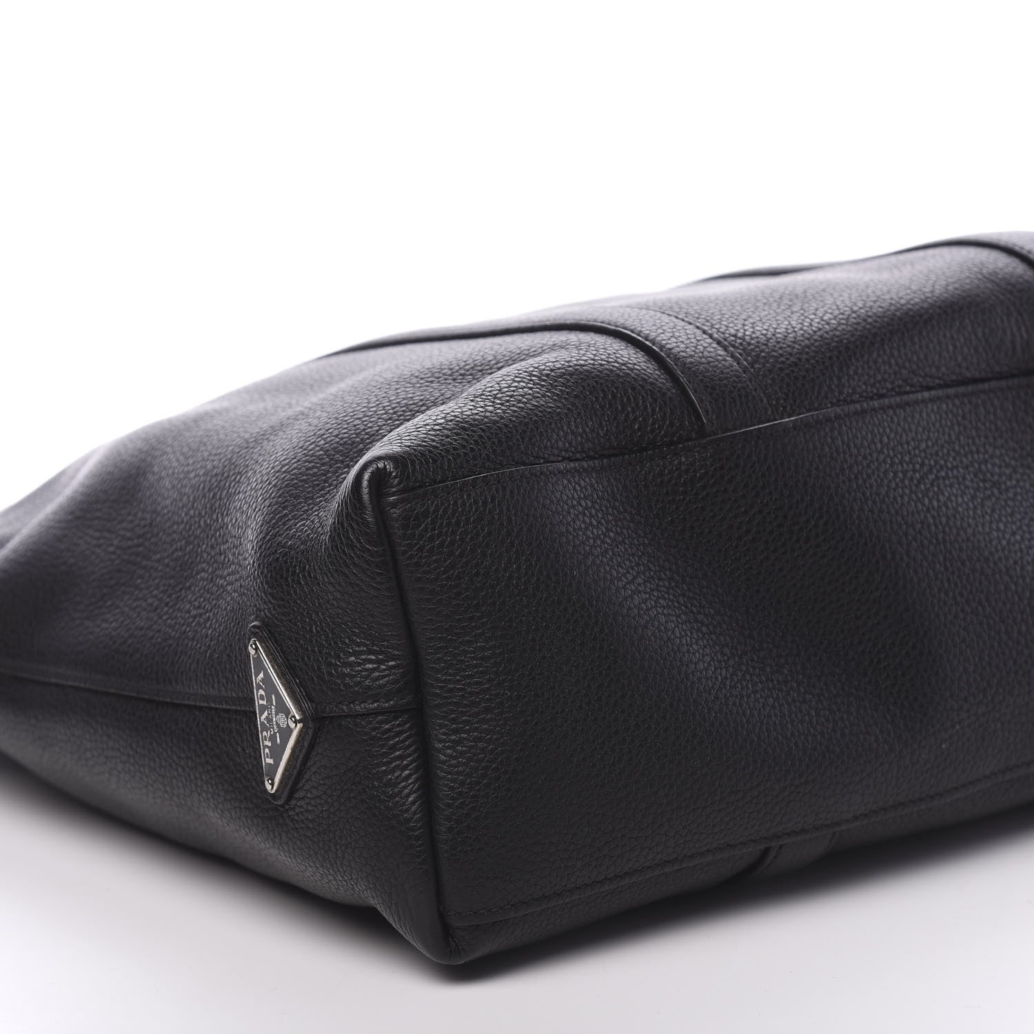 Prada Vitello Daino Tote Black 9 of 10