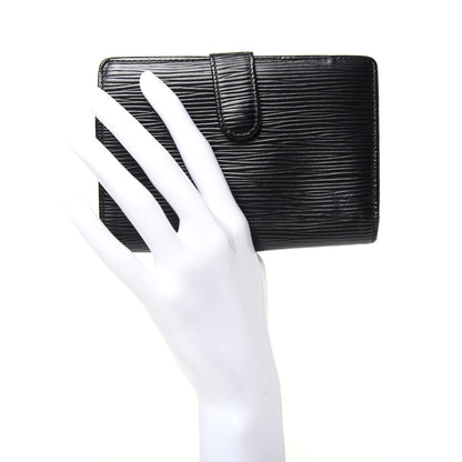Louis Vuitton Epi French Purse Wallet Black 2 of 6
