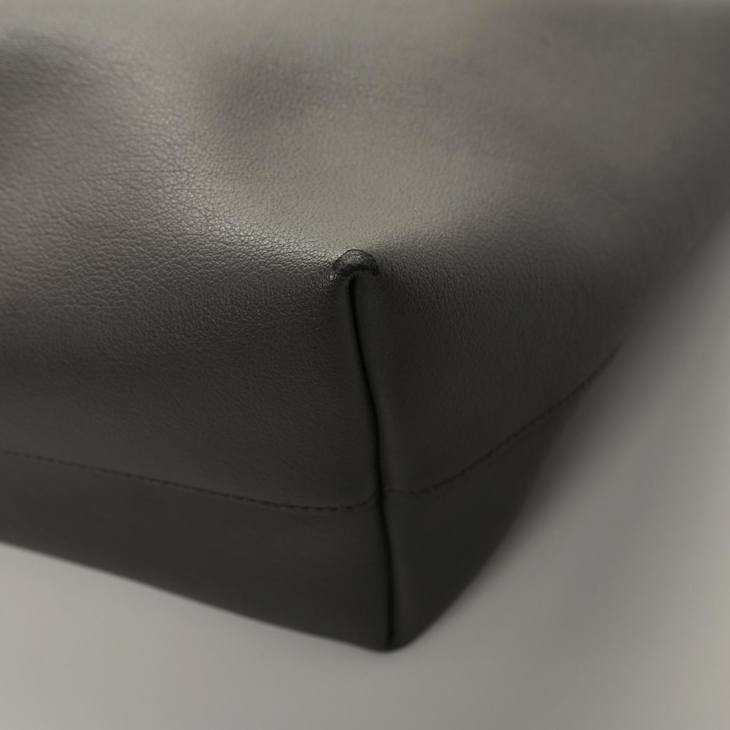 Calfskin Large Shopping Tote Fog