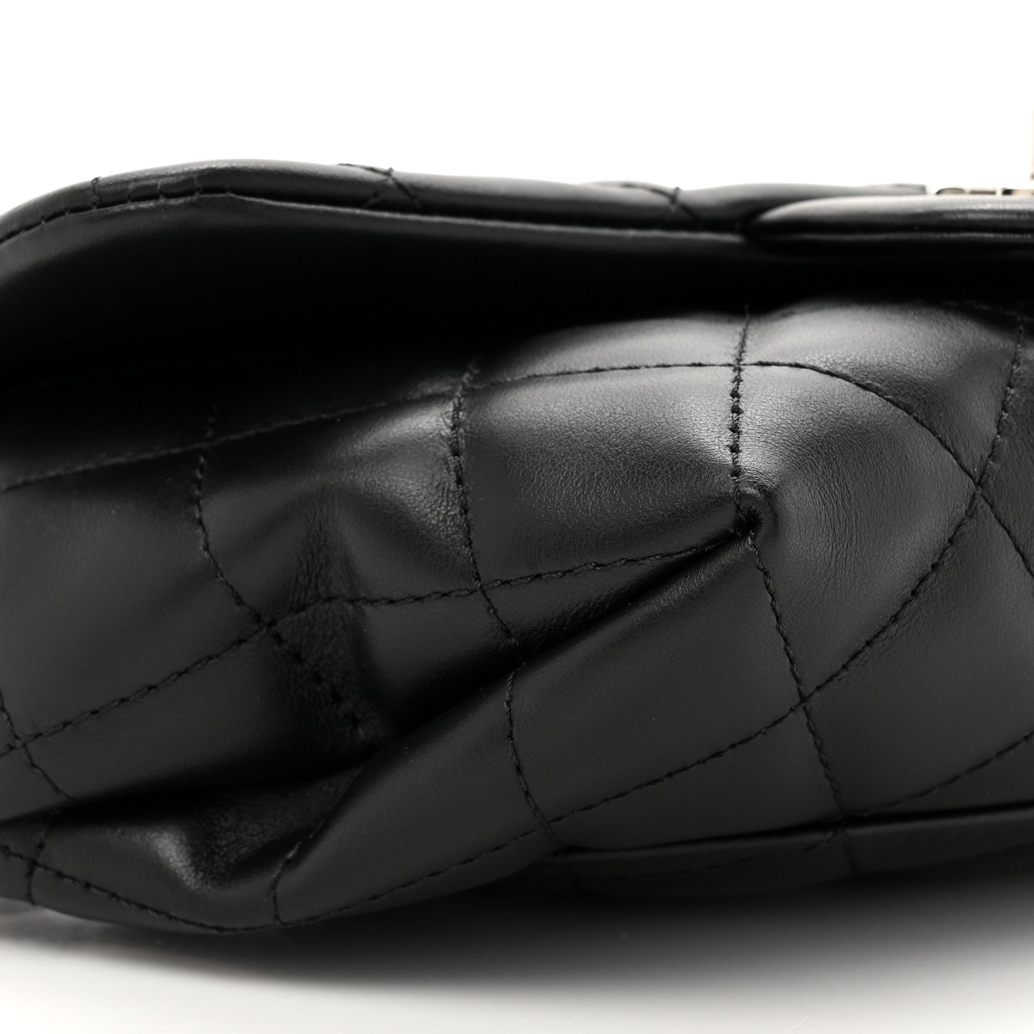 Chanel Calfskin Quilted CC Uniform Flap Belt Bag Black 10 of 10