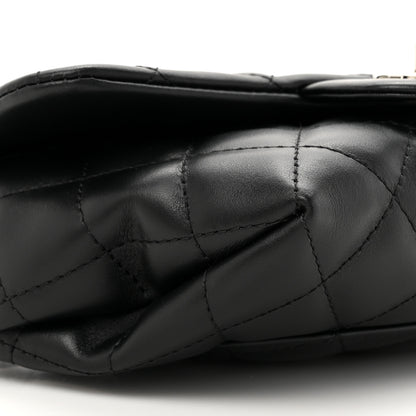 Chanel Calfskin Quilted CC Uniform Flap Belt Bag Black 10 of 10