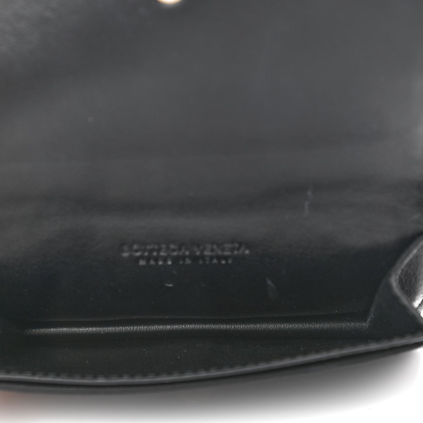 Nappa Maxi Intrecciato Card Holder Wallet Black