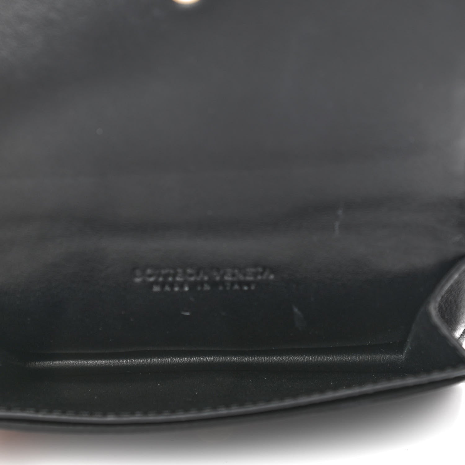 Bottega Veneta Nappa Maxi Intrecciato Card Holder Wallet Black 5 of 8