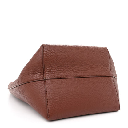 The Row Grained Calfskin Medium N/S Park Tote Burnt Wood 4 of 10