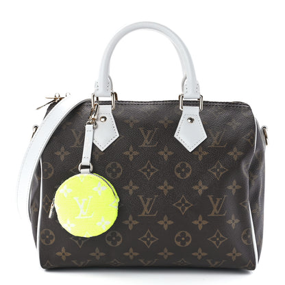 Louis Vuitton Monogram LV Match Speedy Bandouliere 25 White 1 of 11