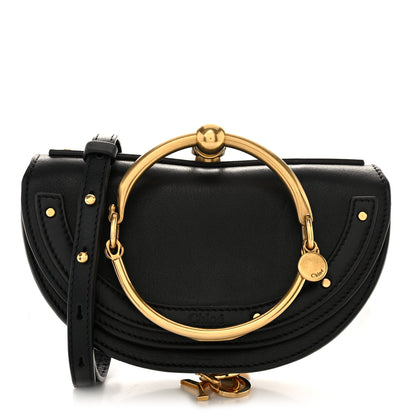 Chloe Calfskin Small Nile Bracelet Minaudiere Bag Black 1 of 10
