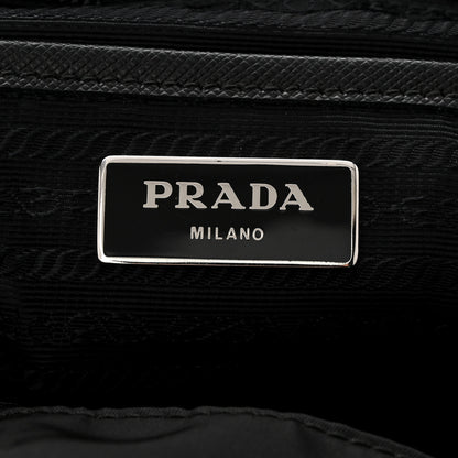 Prada Tessuto Nylon Saffiano Small Backpack Black 6 of 10