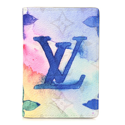 Louis Vuitton Monogram Watercolor Pocket Organizer NM Multicolor 1 of 6