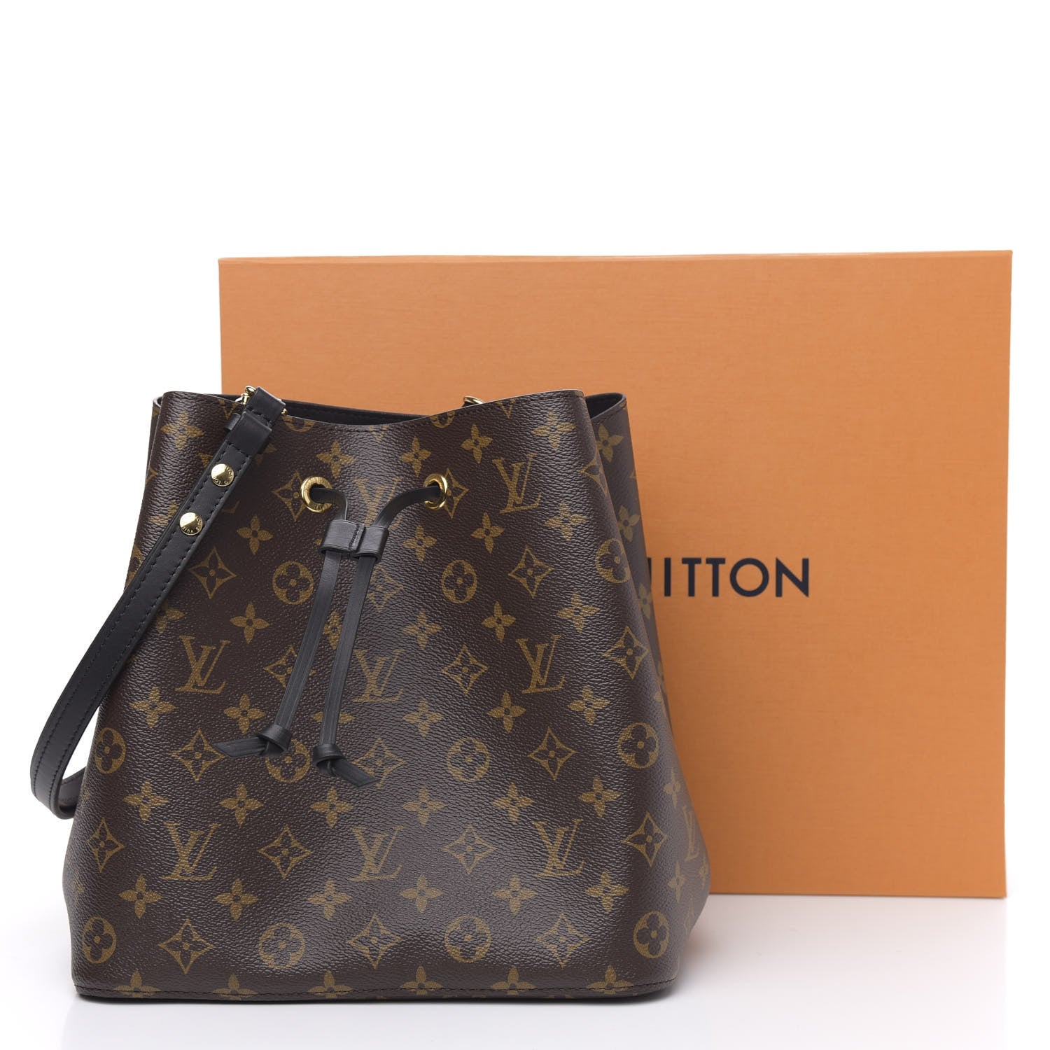 Louis Vuitton Monogram Neonoe MM Black 9 of 9