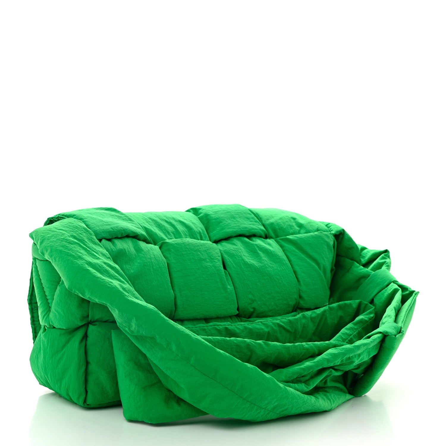 Bottega Veneta Nylon Intrecciato Padded Tech Cassette Bag Parakeet 4 of 12