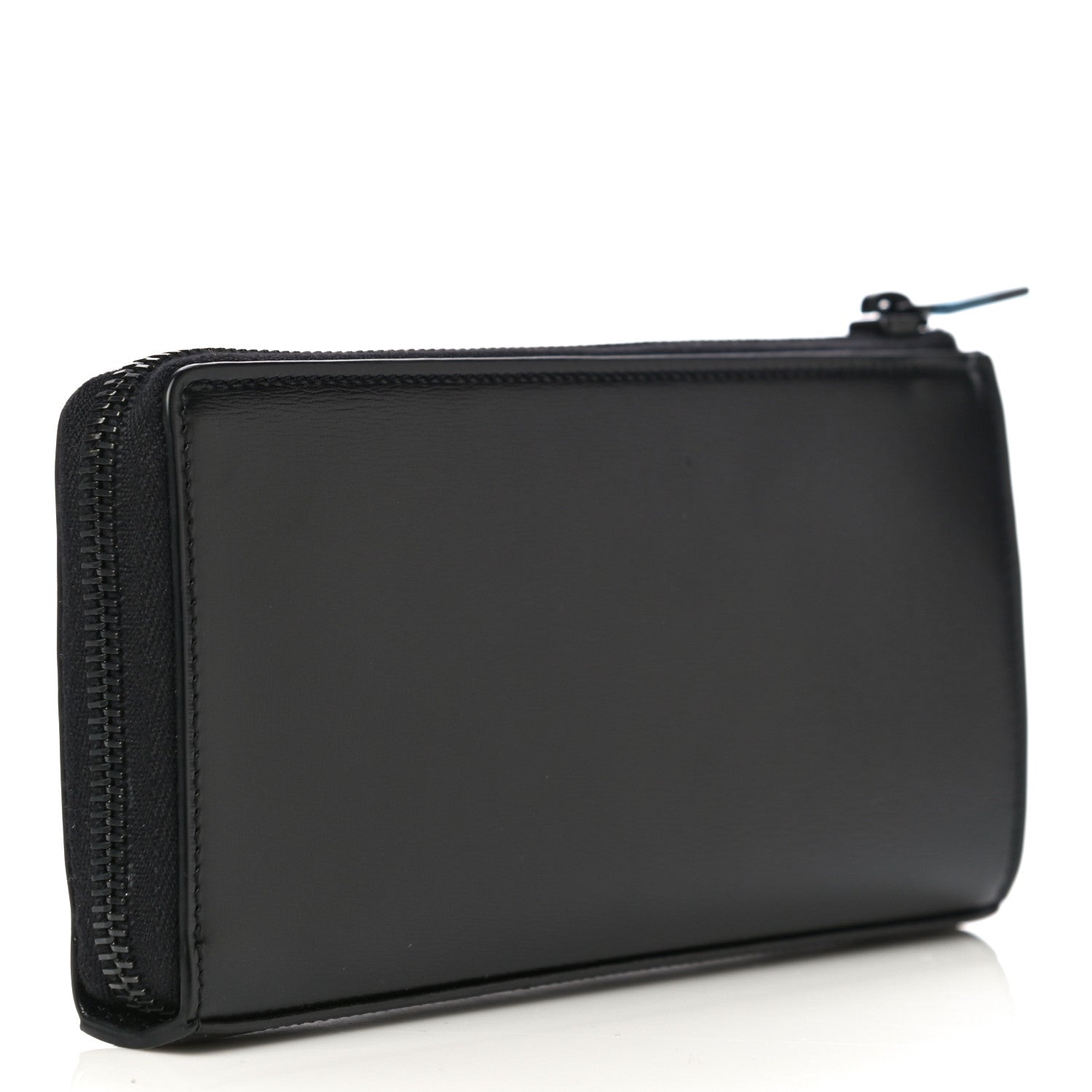 Saint Laurent Calfskin Fragment Zip Around Wallet Black 3 of 10