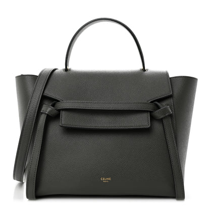 Celine Grained Calfskin Micro Belt Bag Grey 1 of 11