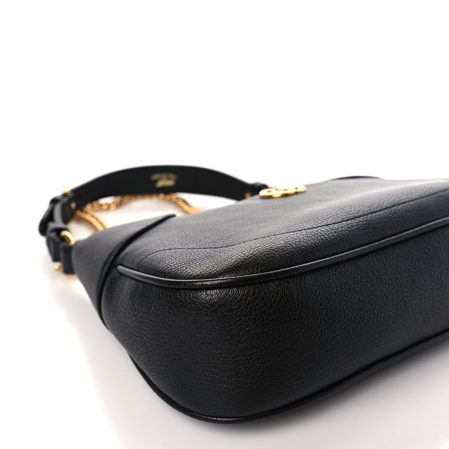 Goatskin Small Aphrodite Shoulder Bag Black