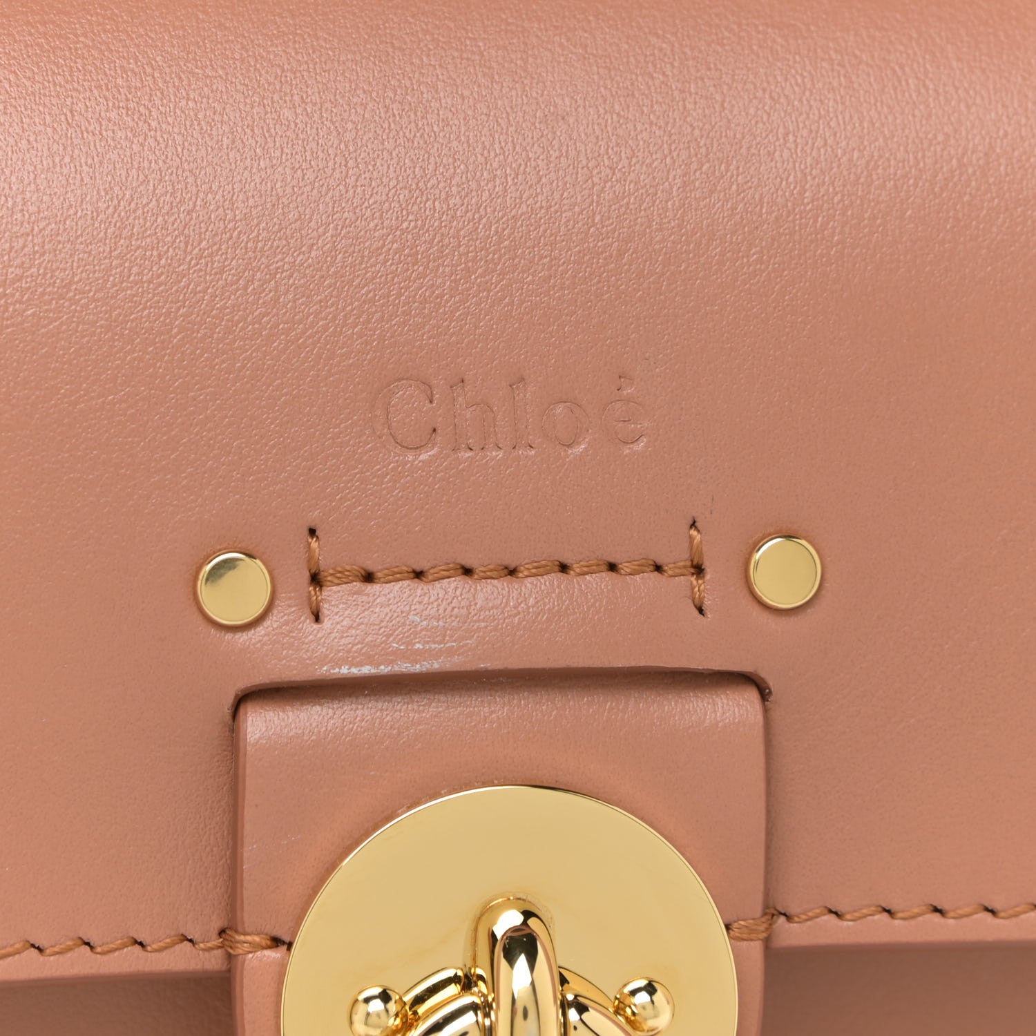 Chloe Calfskin Small Tess Bag Muted Brown 12 of 17