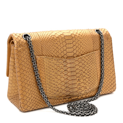 Chanel Metallic Snakeskin 2.55 Reissue 226 Flap Gold 3 of 12