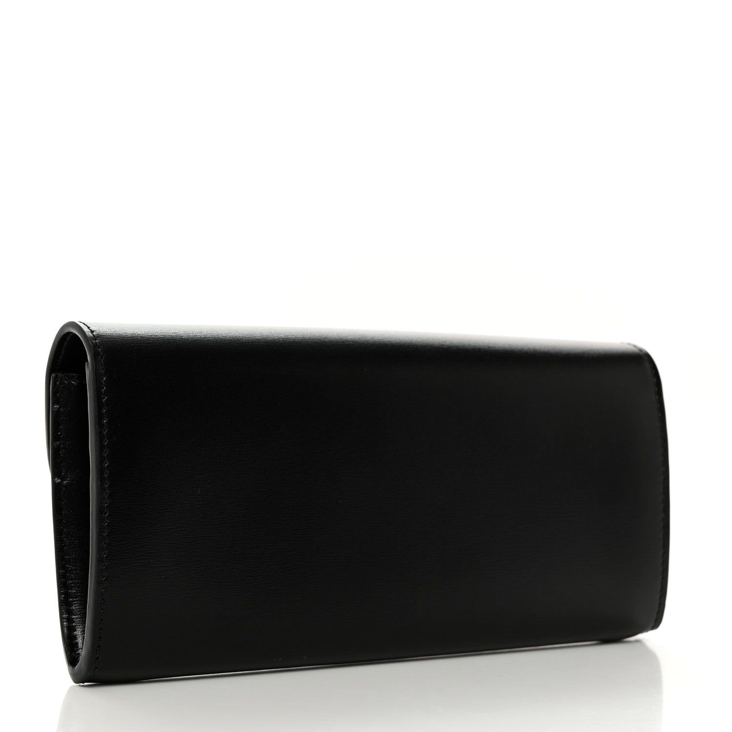 Celine Shiny Calfskin Long Triomphe Wallet Black 3 of 8