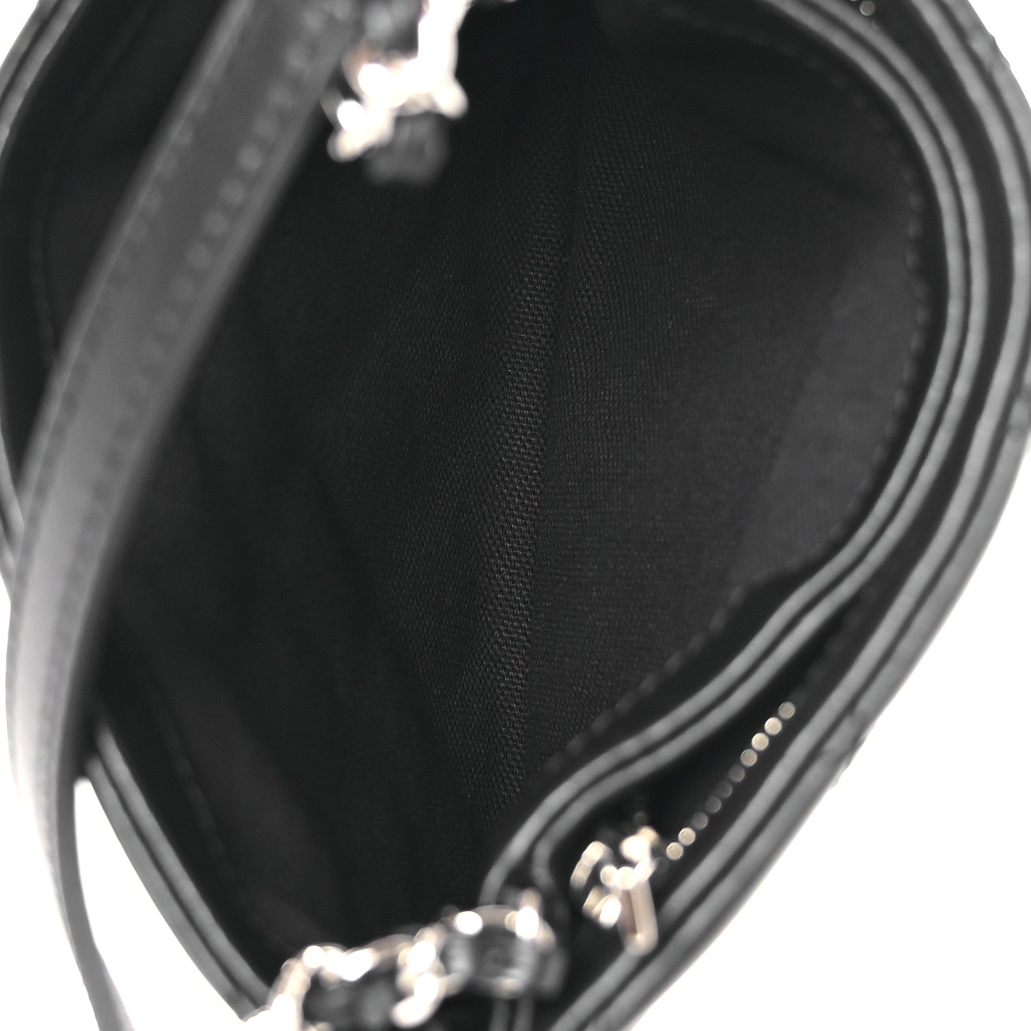 Chanel Lambskin Quilted Crossbody Bag Black 5 of 12