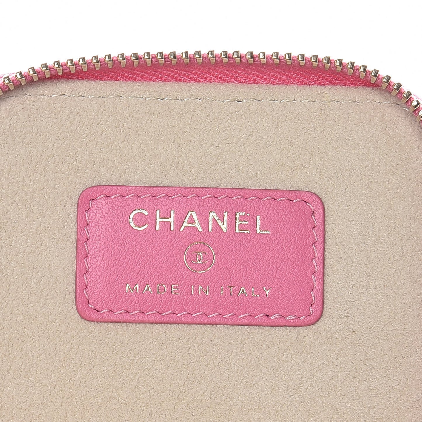 Caviar Square Vanity Cosmetic Case Pink