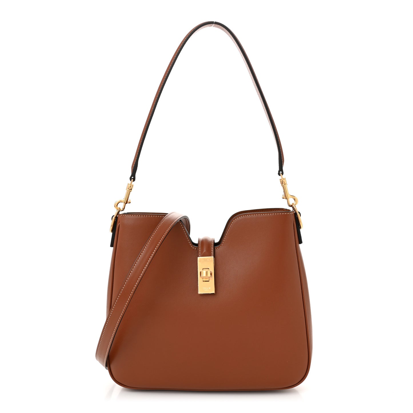 Smooth Calfskin Small Camille 16 Soft Bag Tan