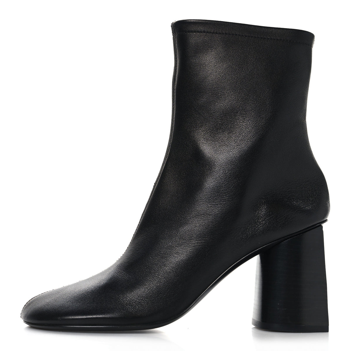 Balenciaga Shiny Soft Sheepskin Glove 80mm Ankle Boots 37.5 Black 1 of 8