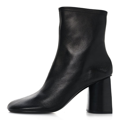 Balenciaga Shiny Soft Sheepskin Glove 80mm Ankle Boots 37.5 Black 1 of 8