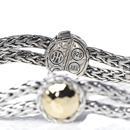 John Hardy JOHN HARDY Sterling Silver 18K Yellow Gold Palu Station Bracelet 4 of 4