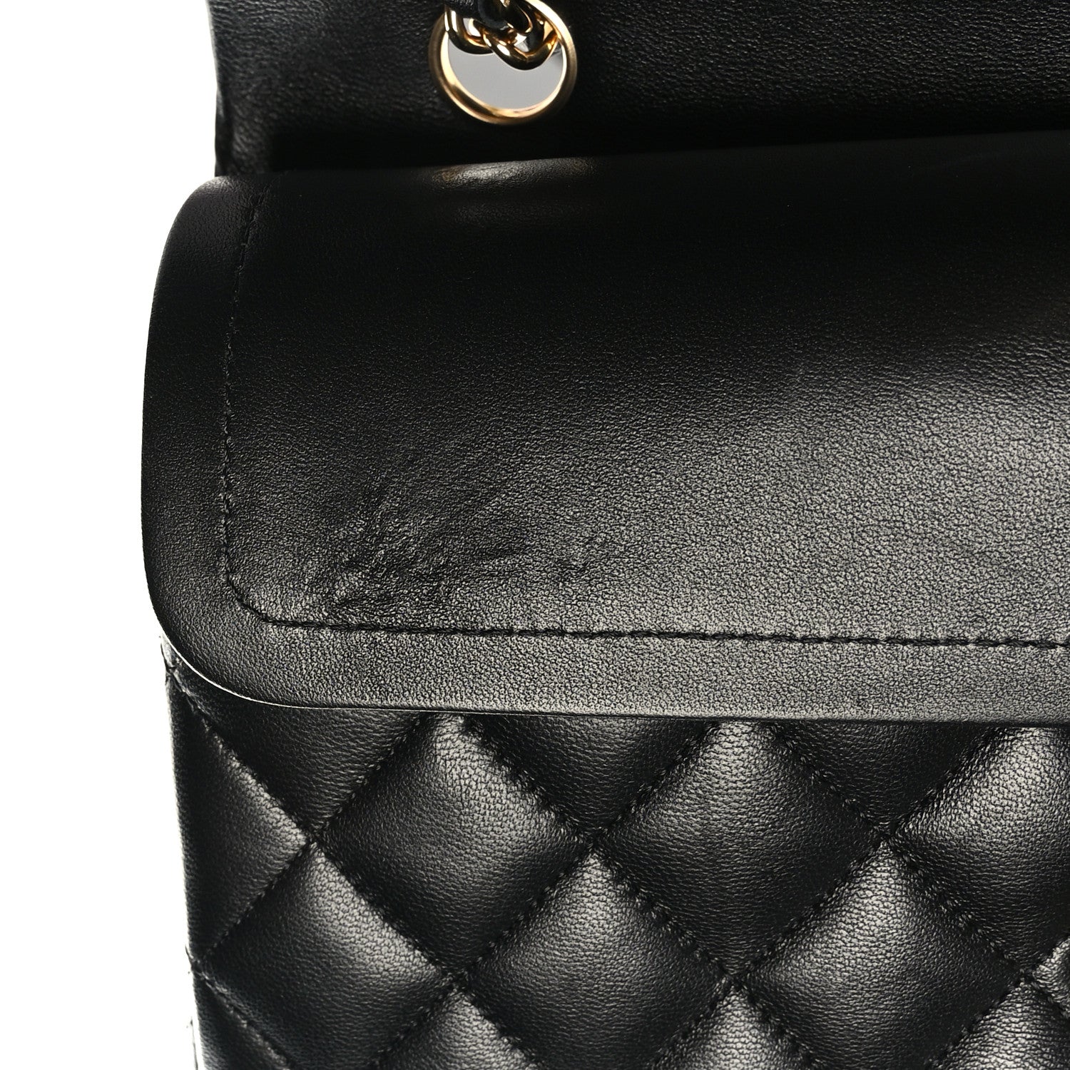 Chanel Lambskin Quilted Small Double Flap Black 10 of 11