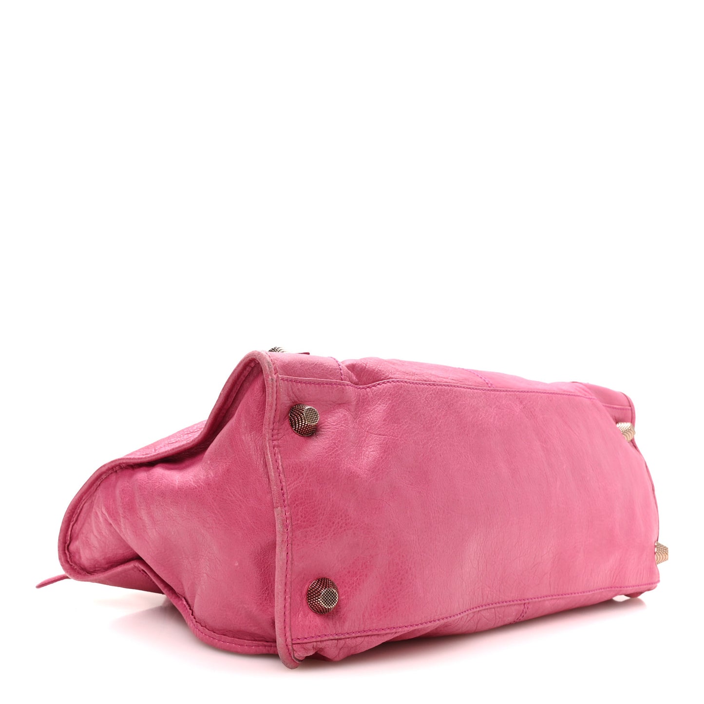 Agneau Giant 21 Rose Gold Hardware Work Cyclamen Fucsia