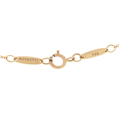 Tiffany 18K Yellow Gold Diamond Ampersand Pendant Necklace 5 of 7