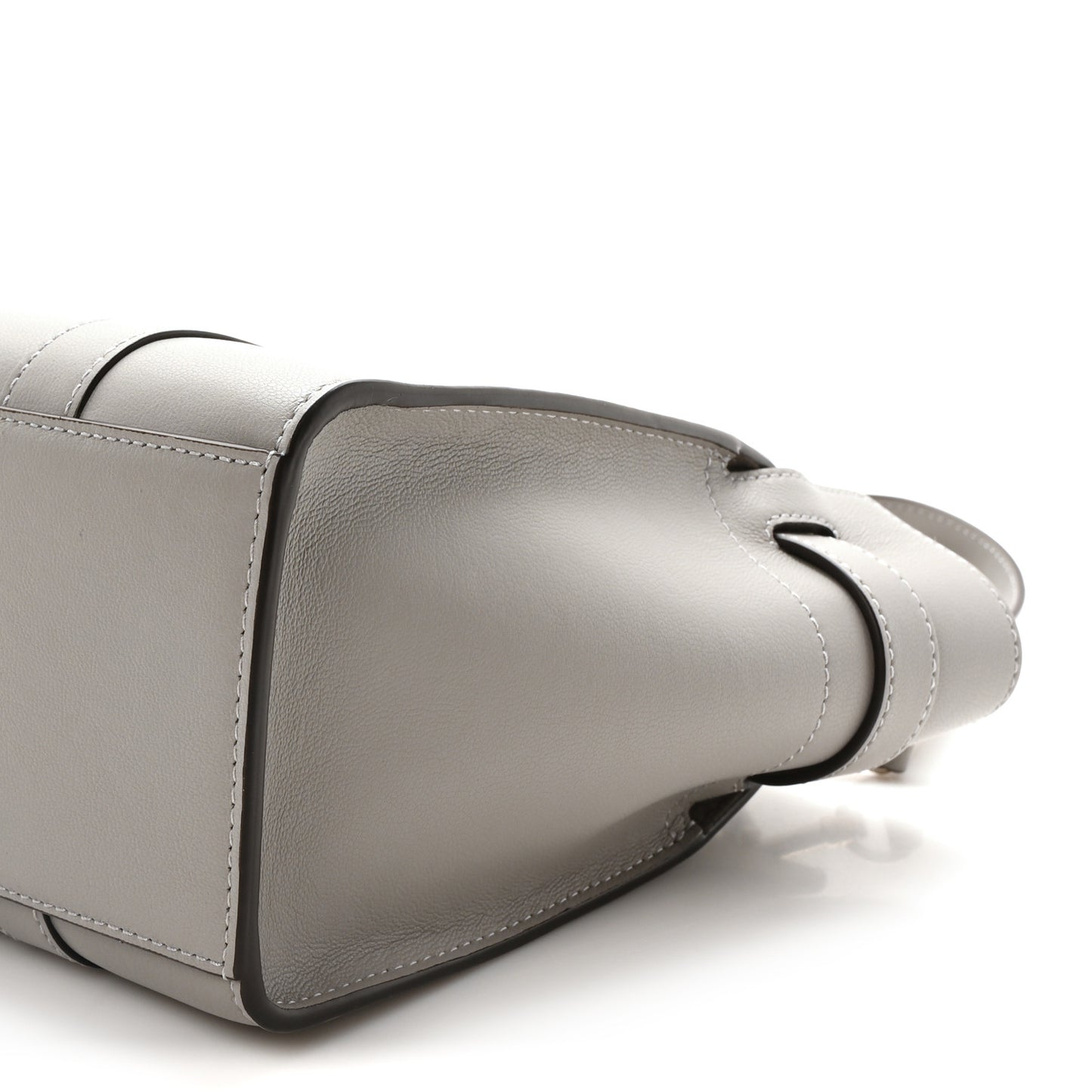 Micro Classic Grain Small Zipped Bayswater Grey