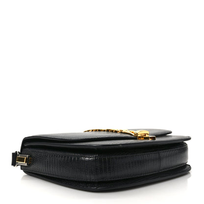 Gucci Azalea Calfskin Small Sylvie 1969 Flap Messenger Bag Black 4 of 13