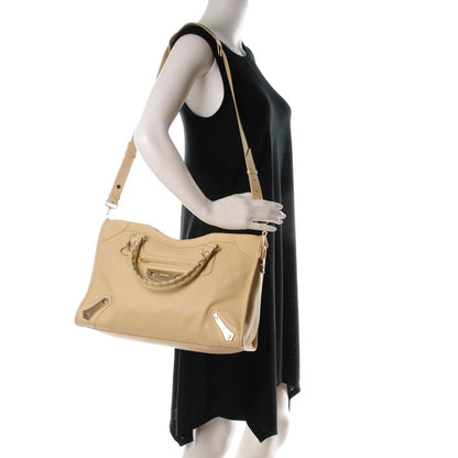 Balenciaga Veau Amp Plate Gold Hardware City Beige Argile 2 of 9