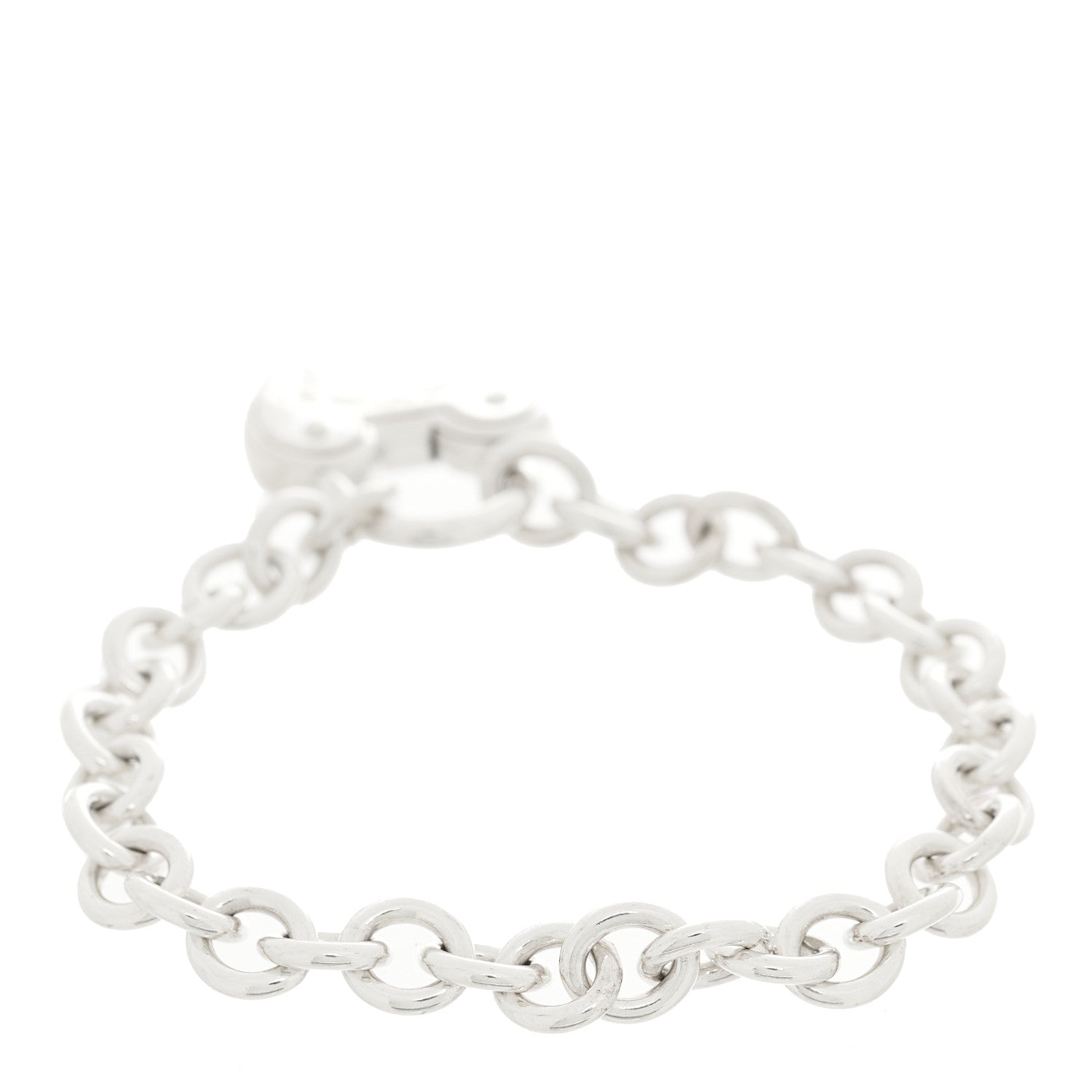 Tiffany Sterling Silver Return to Tiffany Love Lock Bracelet 2 of 3