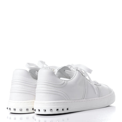 Valentino Garavani Calfskin Mens Flycrew Sneakers 41 White 4 of 12