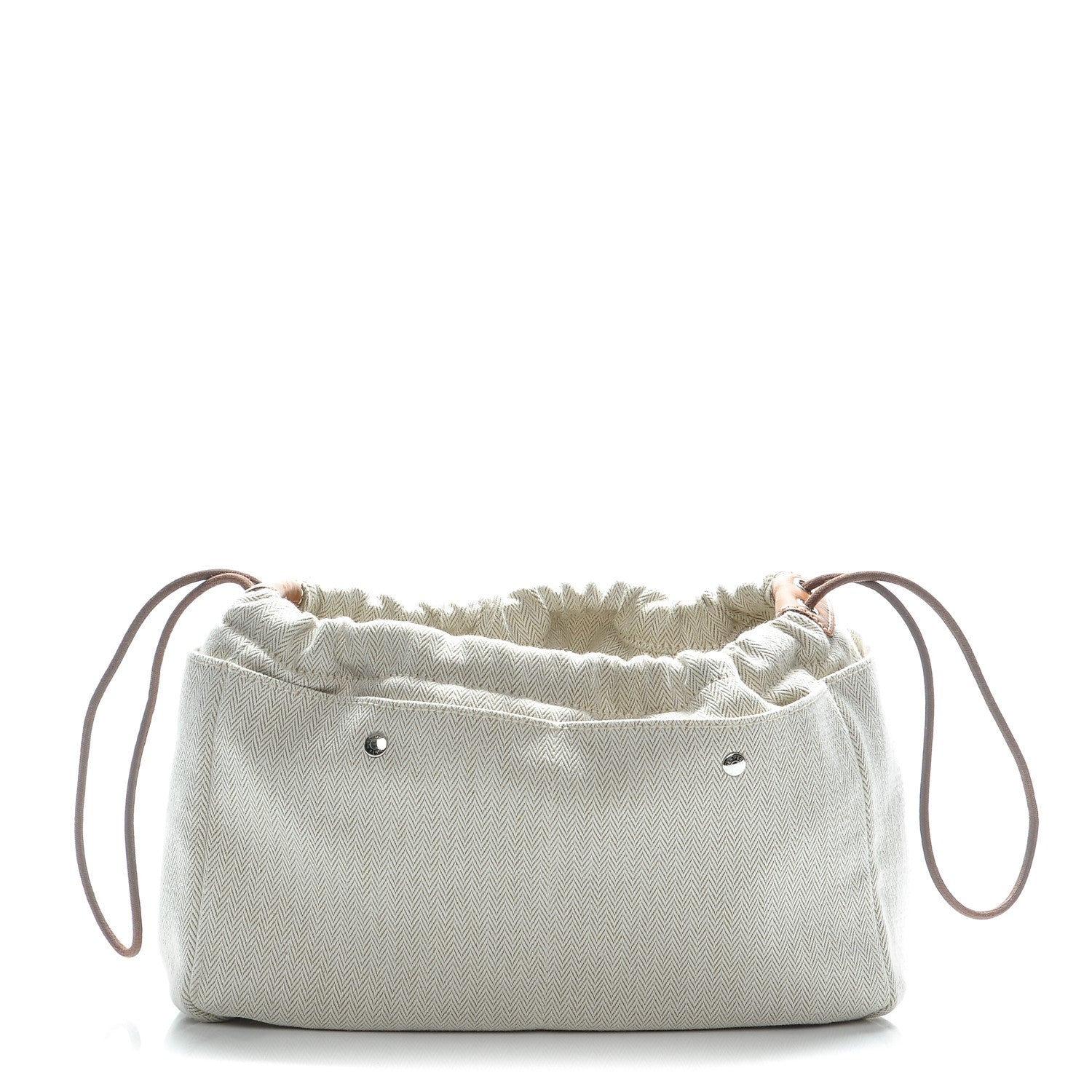 Hermes Canvas Barenia Fourbi 25 MM Pouch Naturel Fauve 1 of 6